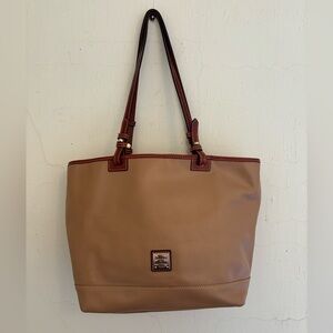 Dooney & Bourke Tan and Brown Tote Bag